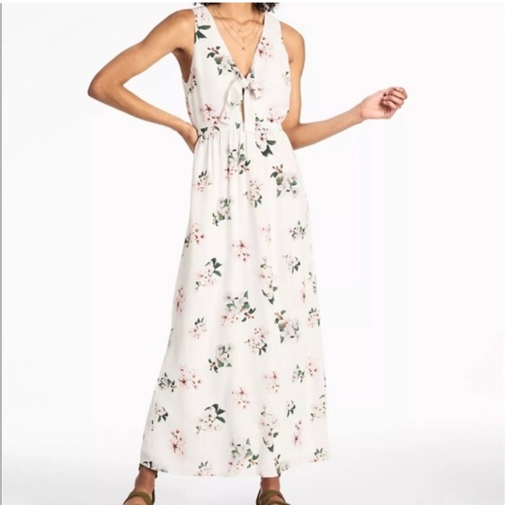 Lucky Brand white floral dress NWT